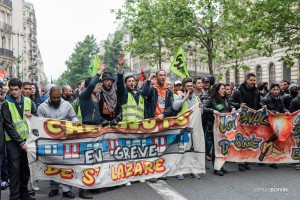 Paris - Manifestation des cheminots-015