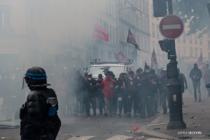 Paris - Manifestation antifasciste, à la mémoire de Clément Méric-013