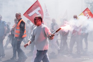 Paris - Manifestation interprofessionnelle contre la loi travail-004 