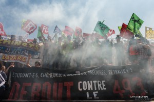 Paris - Manifestation interprofessionnelle contre la loi travail-011 