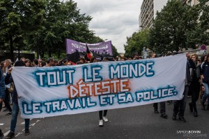 Paris - Onzième journée de mobilisation nationale contre la loi travail--001  