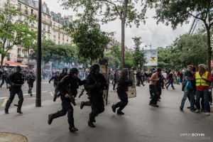 Paris - Onzième journée de mobilisation nationale contre la loi travail--021  