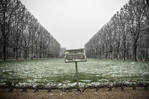 Neige paris