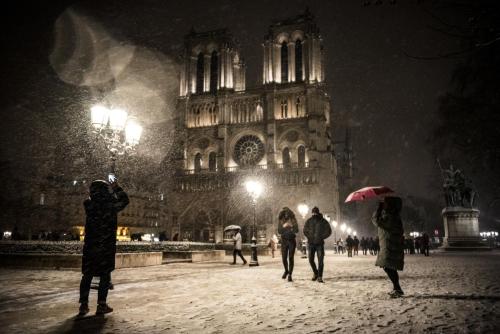 Neige paris