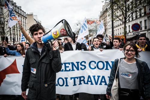 Paris : Sixième journée de manifestation contre la Loi Travail