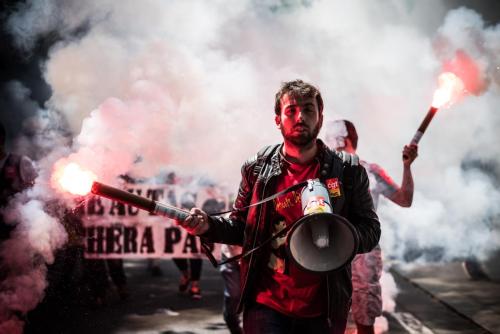 Paris : Manifestation interprofessionnelle contre la loi travail