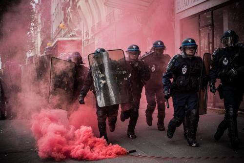 Paris : Violents heurts lors de la manifestation nationale contr