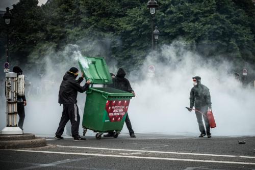 Paris : Violents heurts lors de la manifestation nationale contr