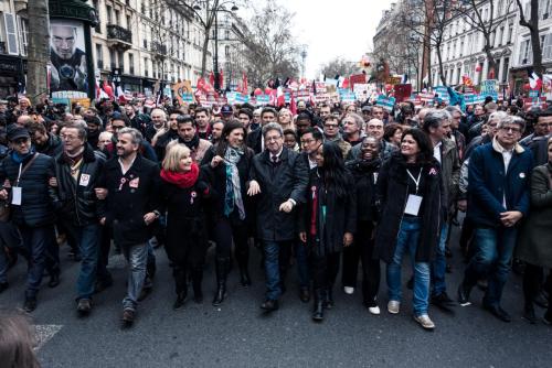 Manifestation of La France Insoumise